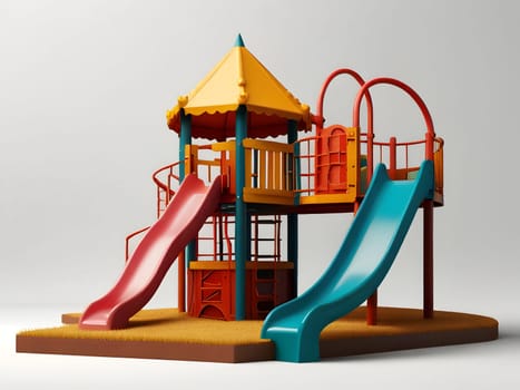Closeup of the children playground