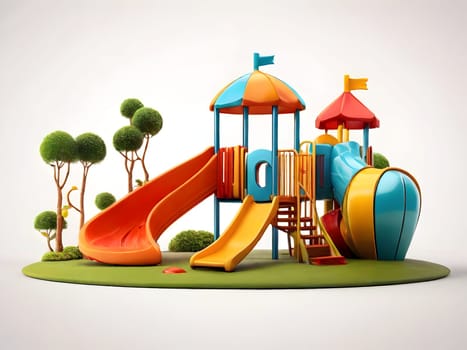 Closeup of the children playground