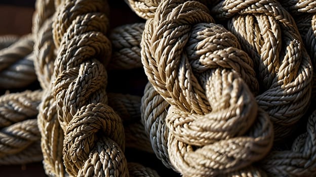 Closeup of the marine knot