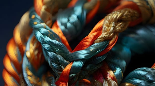 Closeup of the marine knot