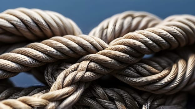Closeup of the marine knot