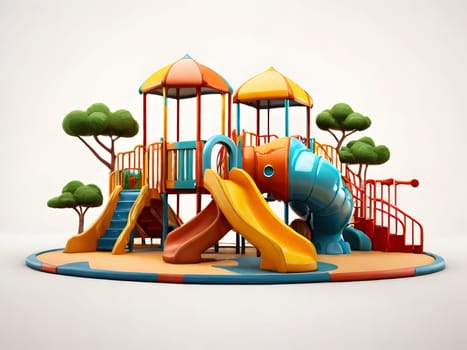 Closeup of the children playground