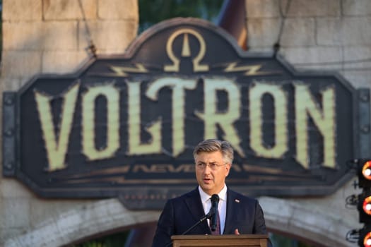 Andrej Plenkovic (Prime Minister of Croatia) at the Croatian Summer Festival at Europa Park Rust 2024