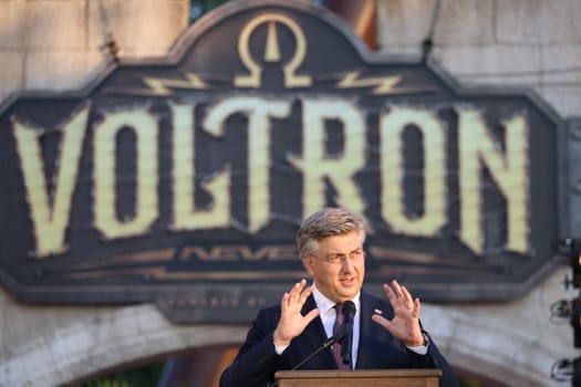 Andrej Plenkovic (Prime Minister of Croatia) at the Croatian Summer Festival at Europa Park Rust 2024
