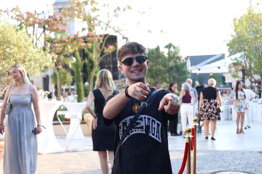 Mike Singer at the Croatian Summer Festival at Europa Park Rust 2024