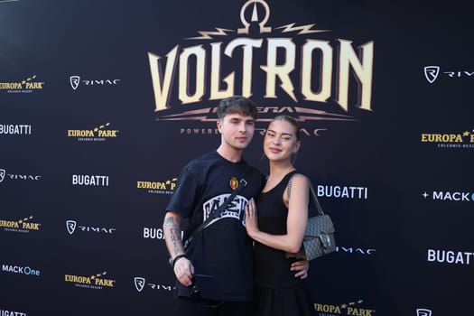 Mike Singer and Sophie Lilian Marstatt at the Croatian Summer Festival at Europa Park Rust 2024