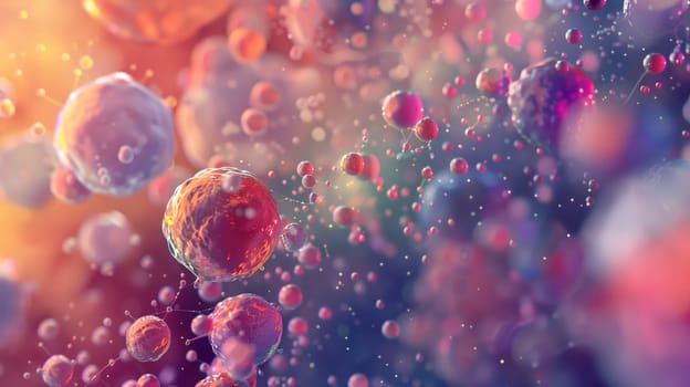 Particles exhibit mutual attraction. Under a microscope, this interaction becomes visible.