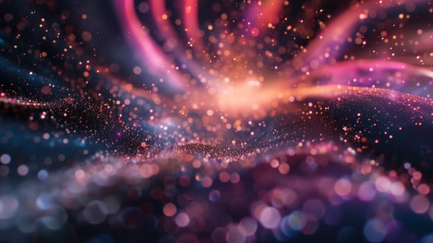 Particles exhibit attraction towards one another. This interaction is observable through a microscope.