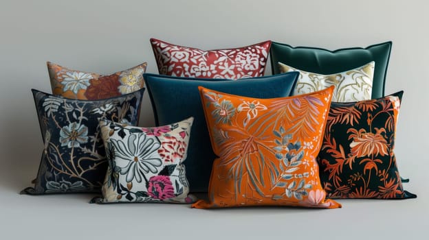A curated selection of decorative cushions, designed to add style and comfort to any space.