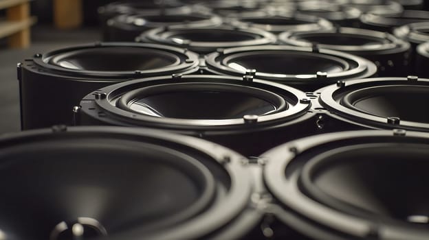 A lineup of brand-new, cutting-edge audio subwoofers.
