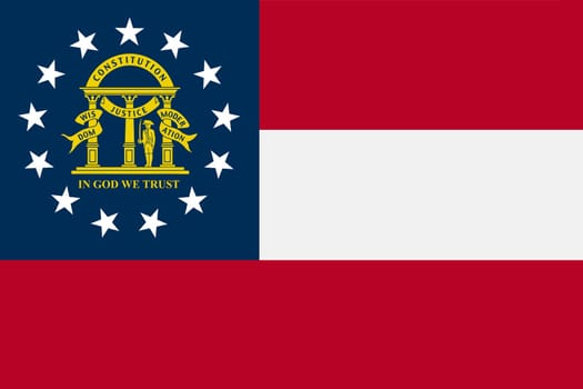 A Georgia State Flag background illustration