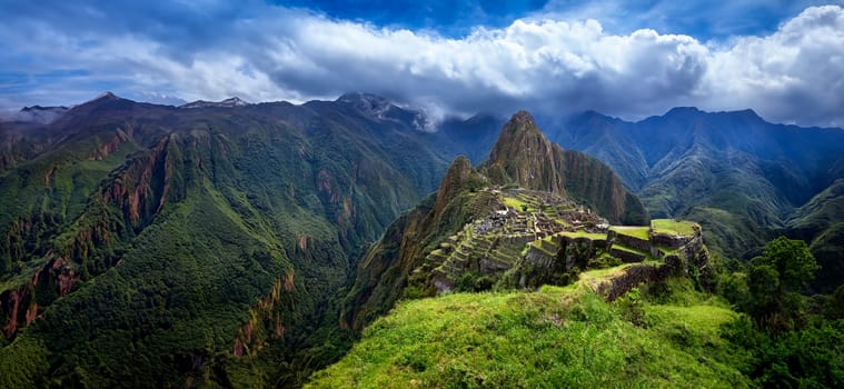The Inca citadel of Machu Picchu in Peru, South America.