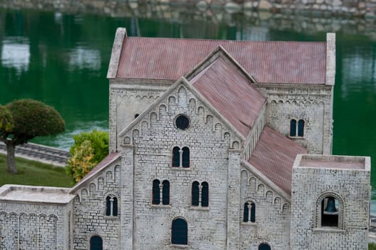 Viserba, Italy - June 25, 2024: Theme park Italy in Miniature or Italia in Miniatura in Rimini, Italy - Reproduction of famous attractions in a small scale