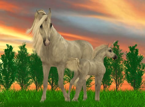 A Unicorn is a mythical creature that has a white coat, cloven hooves and forehead horn.