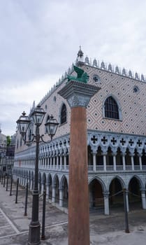 Viserba, Italy - June 25, 2024: Venice at Theme park Italy in Miniature or Italia in Miniatura in Rimini, Italy - Reproduction of famous attractions in a small scale