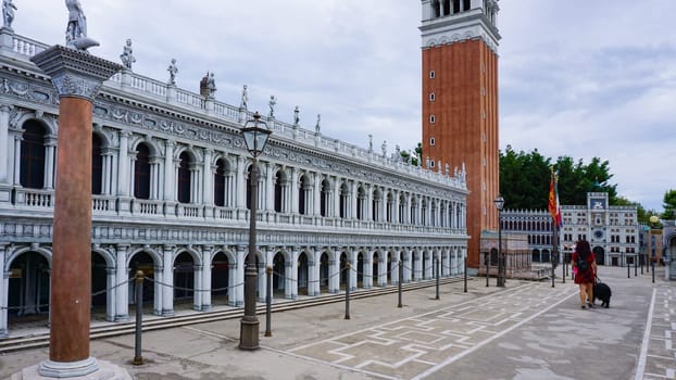 Viserba, Italy - June 25, 2024: Venice at Theme park Italy in Miniature or Italia in Miniatura in Rimini, Italy - Reproduction of famous attractions in a small scale