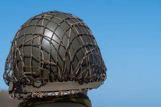 a world war two US M1 helmet