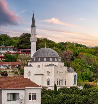 Haci Mehmet Ali Ozturk Mosque, located in Kuzguncuk neighbourhood, Uskudar district, in the Asian side of Istanbul, Turkey