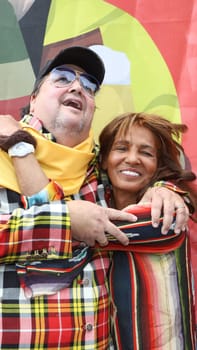 Andreas Ellermann und Nadja Abd el Farrag, Schlagermove 2024  Hamburg on 25.05.2024