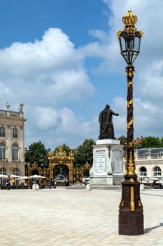 Place Stanislas - a large pedestrianised square in the city of Nancy, in the Lorraine region of France. A UNESCO World Heritage Site.