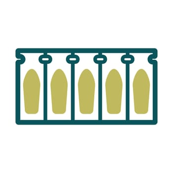 Rectal suppository package isolated vector icon. Medicine and healthcare, medical support sign. Graph symbol for medical web site and apps design, logo, app, UI
