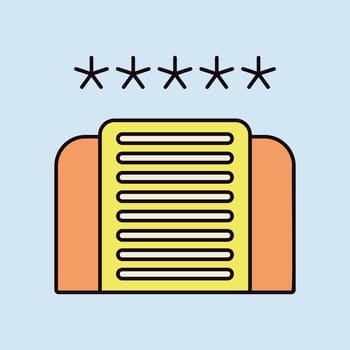 Five star hotel vector isolated icon. Graph symbol for travel and tourism web site and apps design, logo, app, UI