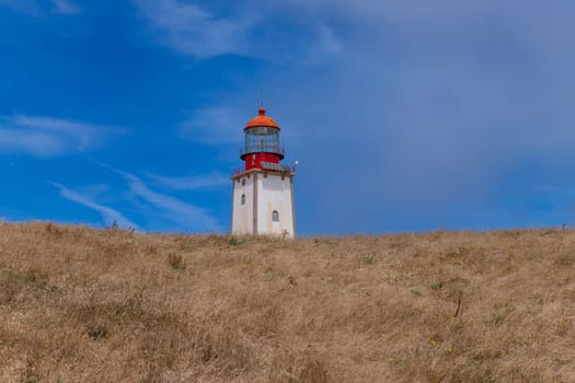 Berlenga Lighthouse, in the natural reserve of the Berlengas archipelago, near Peniche. Portugal