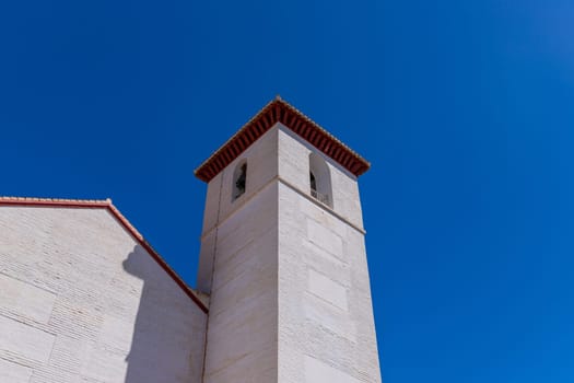 Church of San Nicolas at the Mirador del San Nicolas Square in Albaicin, Granada, Spain.