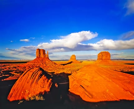 Mittens in Monument Valley, Arizona
