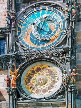 Astronomical Clock in Prague, Czech Republic