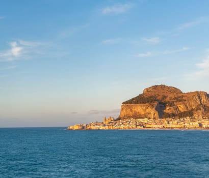 Panoramic view of Cefalù, Palermo, Sicily