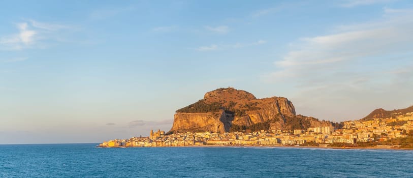 Panoramic view of Cefalù, Palermo, Sicily