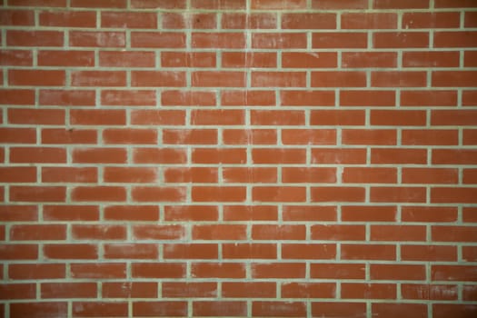 Background of red brick wall. Full piture od red bricks.