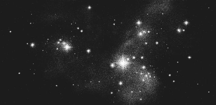 Galaxy background black and white