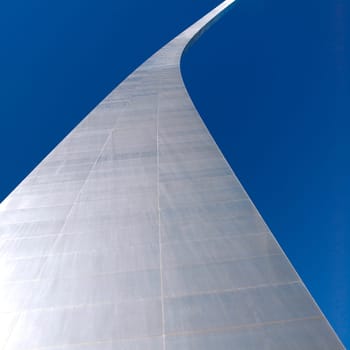 Gateway Arch at the Jefferson National Expansion Memorial in St Louis, Missouri in the United States of America.
