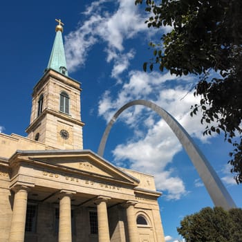 St Louis - Missouri - United States of America - Gateway Arch at the Jefferson National Expansion Memorial.