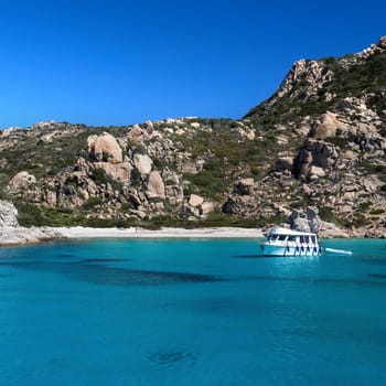 The Maddalena Archipelago - a group of islands in the Straits of Bonifacio between Corsica (France) and north-eastern Sardinia (Italy). It consists of seven main islands and numerous other small islets.The area is part of the Arcipelago di La Maddalena National Park - a geo-marine national park established in April 1994.