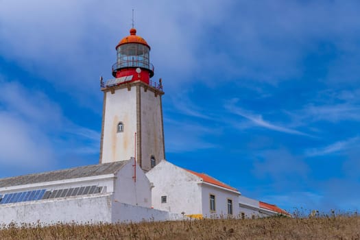 Berlenga Lighthouse, in the natural reserve of the Berlengas archipelago, near Peniche. Portugal