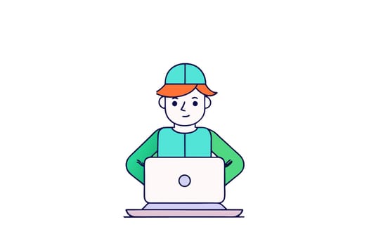 a human who works in business or commerce, especially at an executive level