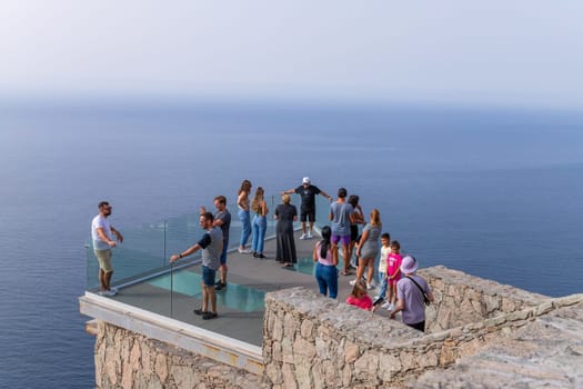 Gran Canaria, Spain: March 3, 2024: View from the lookout point Mirador del Balcon on Gran Canaria, Spain