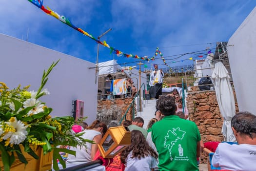 Berlenga island, Portugal: June 22, 2024: Festival in Honor of Saint John the Baptist, in Berlenga island, Peniche. Portugal