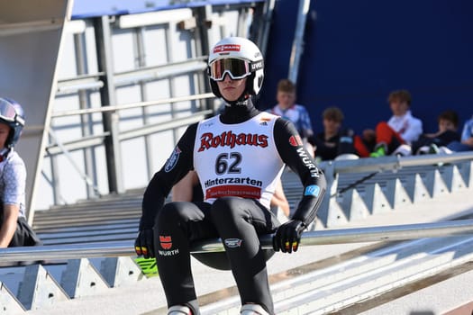 Simon Vöhringer (SC Hinterzarten) at the FIS Cup Summer Ski Jumping Hinterzarten 2024