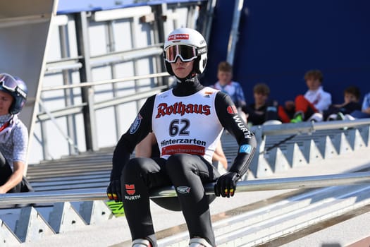 Simon Vöhringer (SC Hinterzarten) at the FIS Cup Summer Ski Jumping Hinterzarten 2024