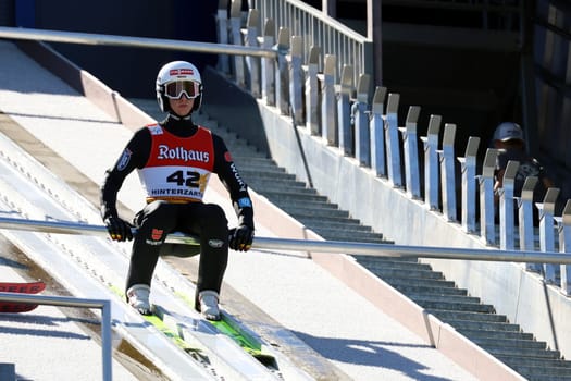 Simon Vöhringer (SC Hinterzarten) at the COC Cup Summer Ski Jumping Hinterzarten 2024