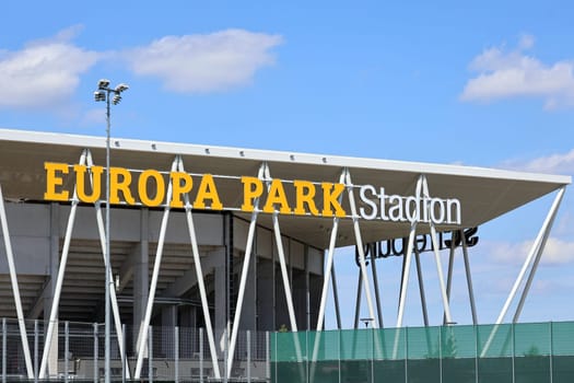 The Europa Park Stadium,home ground of the Bundesliga football team SC Freiburg at the Media Day SC Freiburg 1st FBL season 2024/25