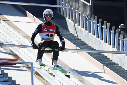 Simon Vöhringer (SC Hinterzarten) at the COC Cup Summer Ski Jumping Hinterzarten 2024