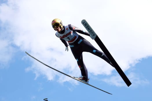 Max Unglaube (WSV Bad Freienwalde) at the FIS Cup Summer Ski Jumping Hinterzarten 2024