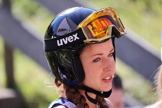 Juliane Seyfarth (WSC 07 Ruhla) at the COC Cup Summer Ski Jumping Hinterzarten 2024