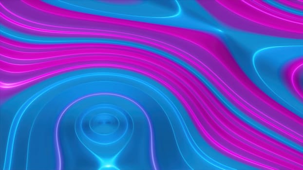 Waving curv backdrop. Computer generated 3d render