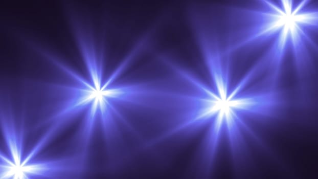 Fashion flash lights. Computer generated 3d render